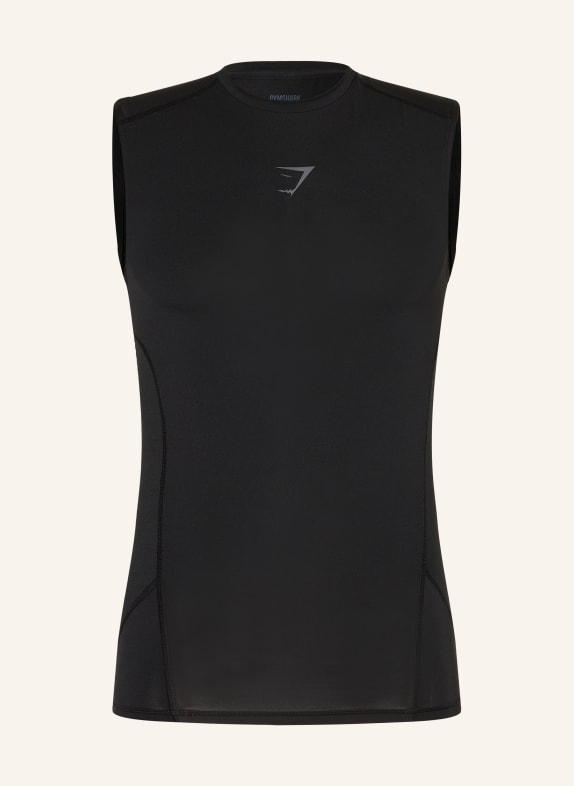 GYMSHARK Tank Top ELEMENT SCHWARZ