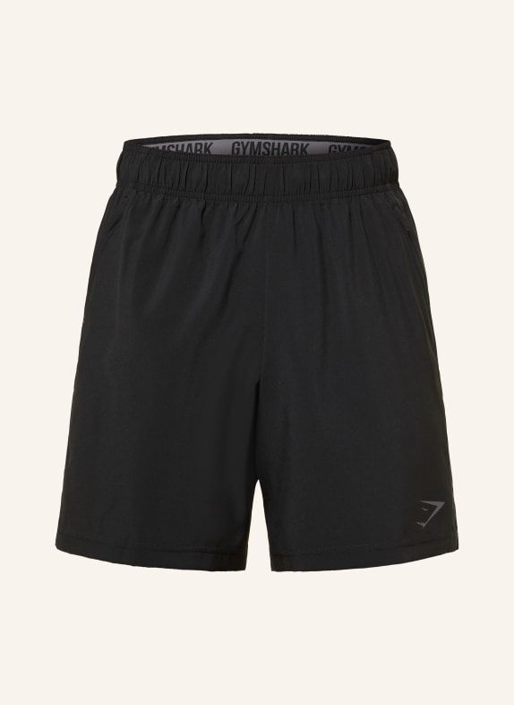 GYMSHARK Trainingsshorts SPORT SCHWARZ