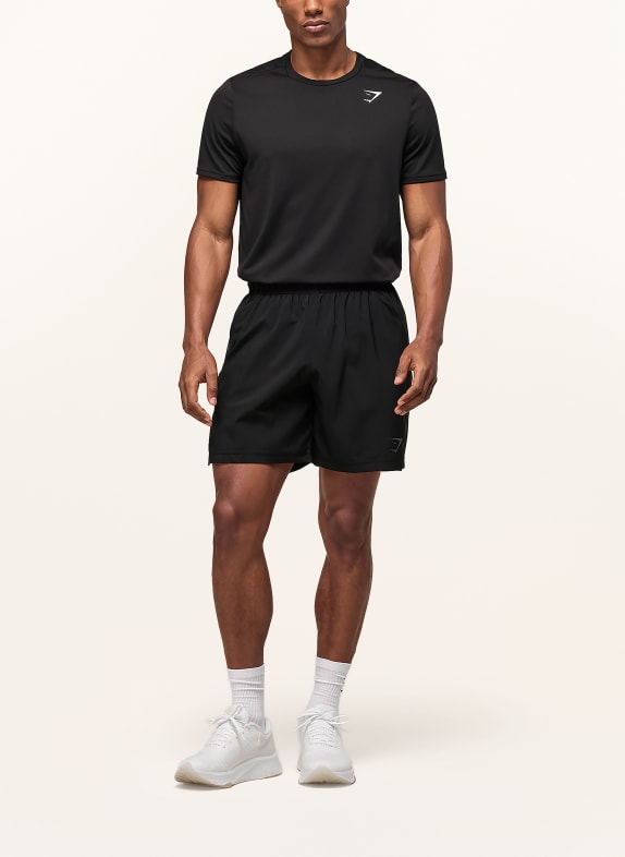 GYMSHARK Trainingsshorts SPORT SCHWARZ