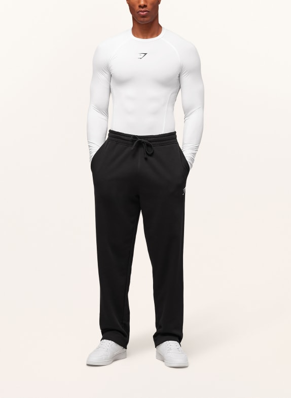 GYMSHARK Longsleeve ELEMENT WEISS