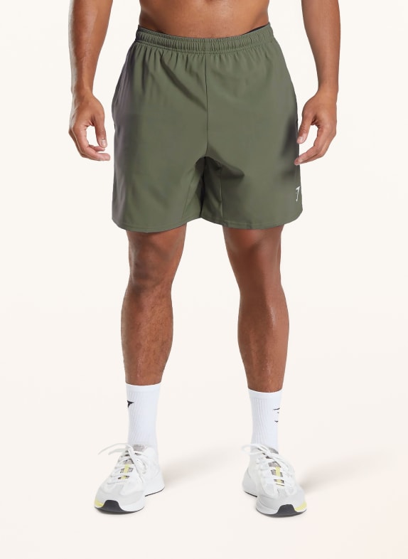 GYMSHARK Trainingsshorts ARRIVAL GRÜN