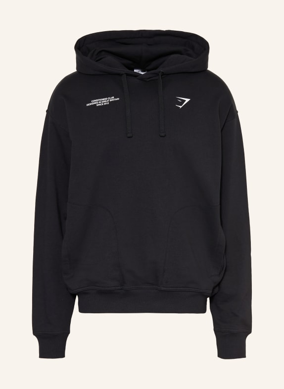GYMSHARK Oversized-Hoodie CONDITIONING CLUB SCHWARZ