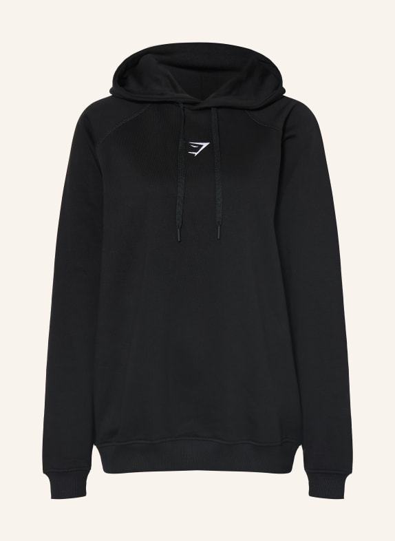 GYMSHARK Oversized-Hoodie SCHWARZ