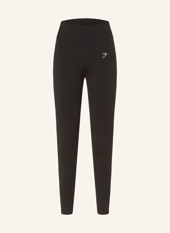 GYMSHARK Tights LIFT SEAMLESS SCHWARZ