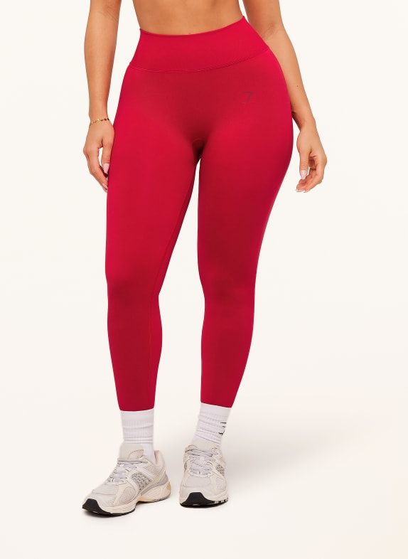 GYMSHARK Tights LIFT SEAMLESS ROT