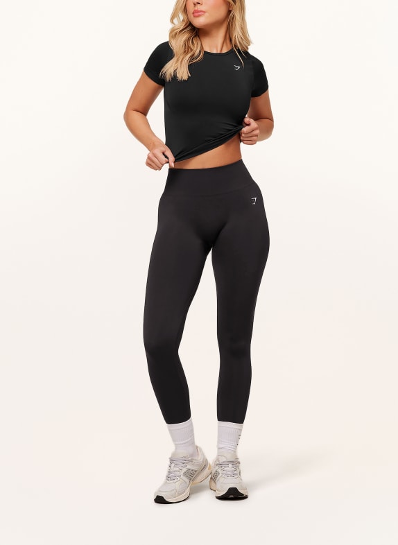 GYMSHARK Tights LIGHT HOLD LEGGING SCHWARZ