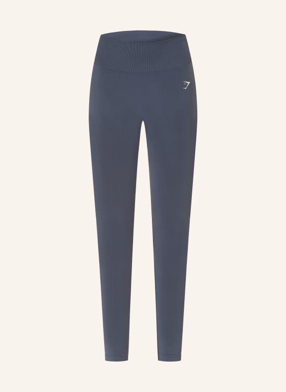 GYMSHARK Tights EVERYDAY SEAMLESS 2.0 DUNKELBLAU