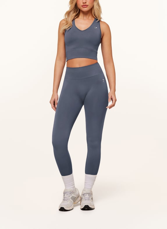 GYMSHARK Tights LIGHT HOLD LEGGING DUNKELBLAU