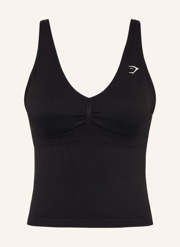 GYMSHARK Sport-BH LIFT SEAMLESS SCHWARZ