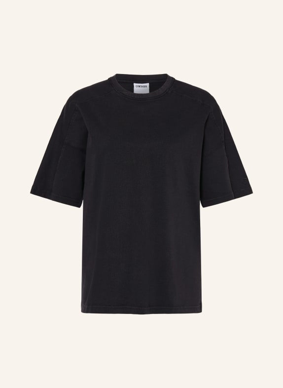 GYMSHARK Oversized-Shirt PUMP COVER SCHWARZ