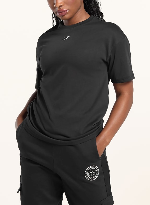 GYMSHARK T-Shirt POWER ORIGINALS SCHWARZ