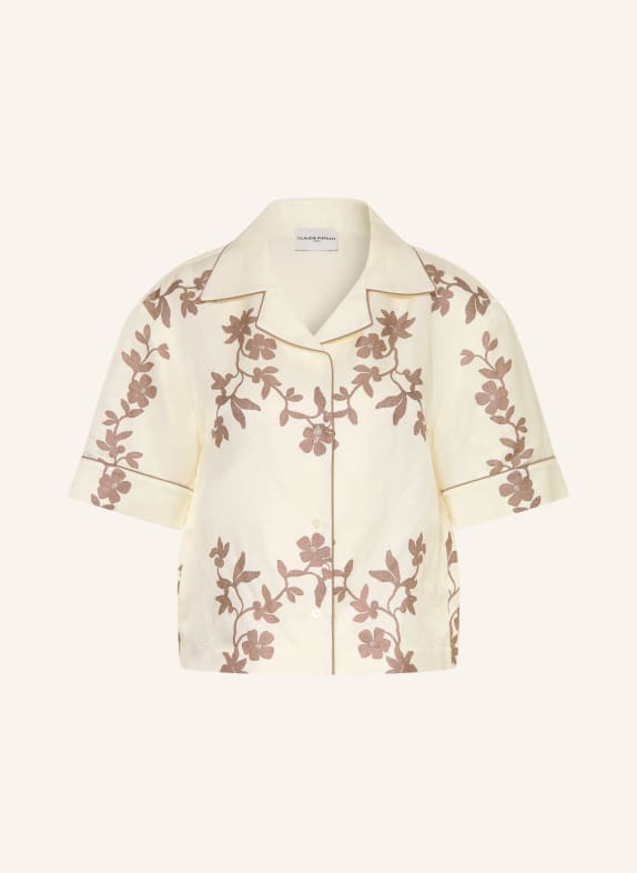 CLAUDIE PIERLOT Bluse CREME / TAUPE