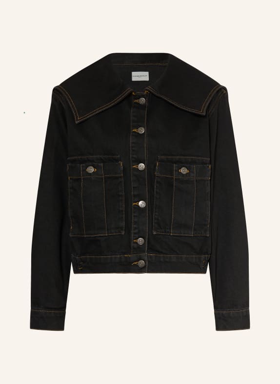 CLAUDIE PIERLOT Jeansjacke SCHWARZ