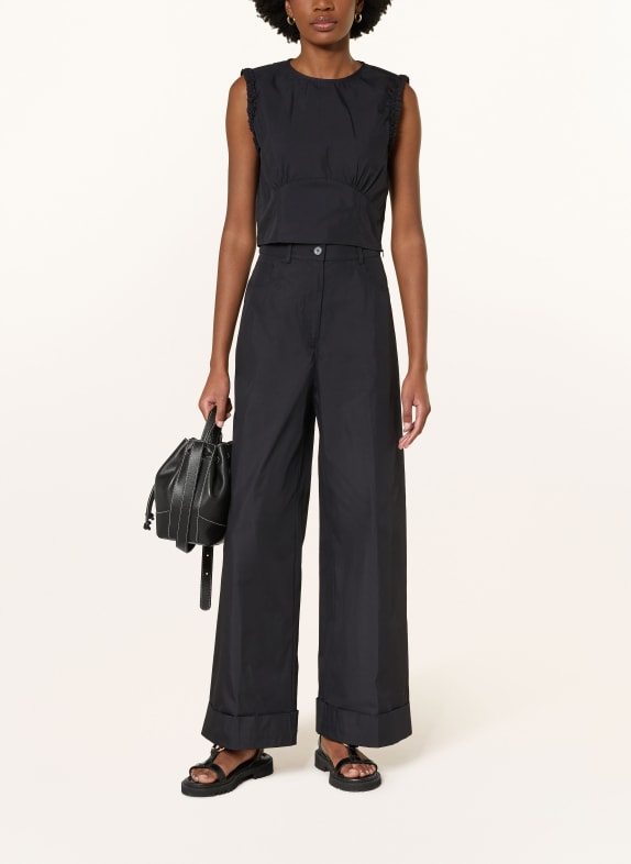 CLAUDIE PIERLOT Marlenehose DUNKELBLAU
