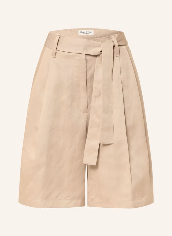 Marc O'Polo Shorts mit Leinen BEIGE
