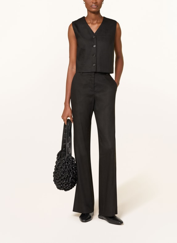 Marc O'Polo Gilet blazer en lin NOIR