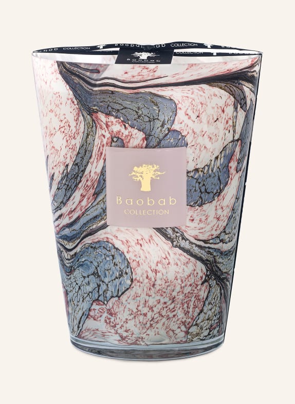 Baobab COLLECTION Vonná svíčka LEAVES MANON KRÉMOVÁ / ČERNOŠEDÁ / ČERVENÁ