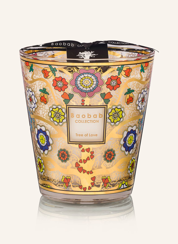 Baobab COLLECTION Duftkerze TREE OF LOVE WEISS / GOLD / ROT
