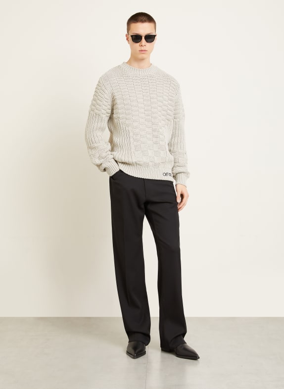 Off-White Trui ARROW GRIJS / ZWART