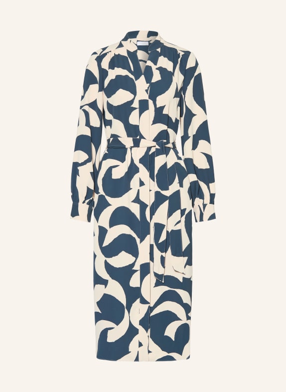 HOBBS Šaty ALISA MODRÁ / BÉŽOVÁ