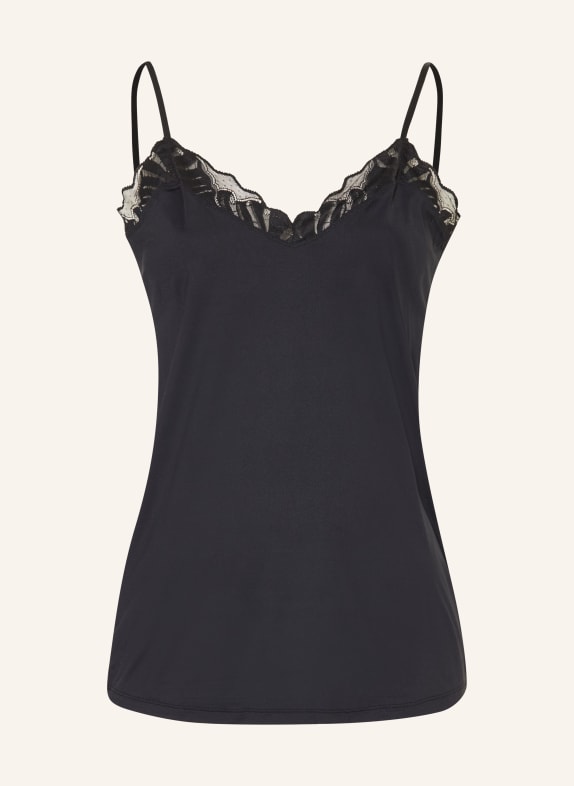 FALKE Top DELICATE TOUCH SCHWARZ