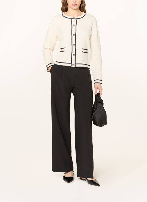 Phase Eight Vest LOLA CRÈME / ZWART