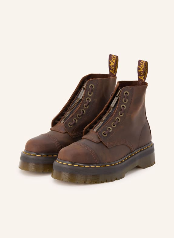 Dr. Martens Bottes à lacets SINCLAIR MARRON FONCÉ