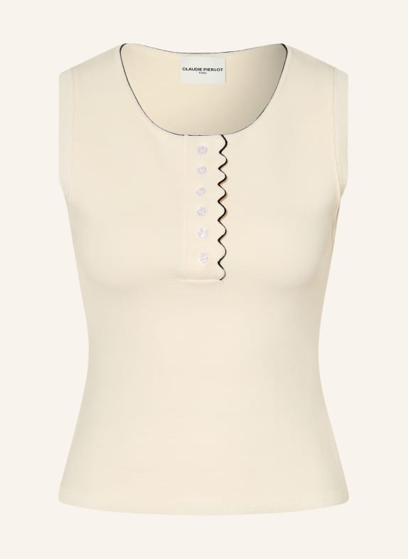 CLAUDIE PIERLOT Top CREME