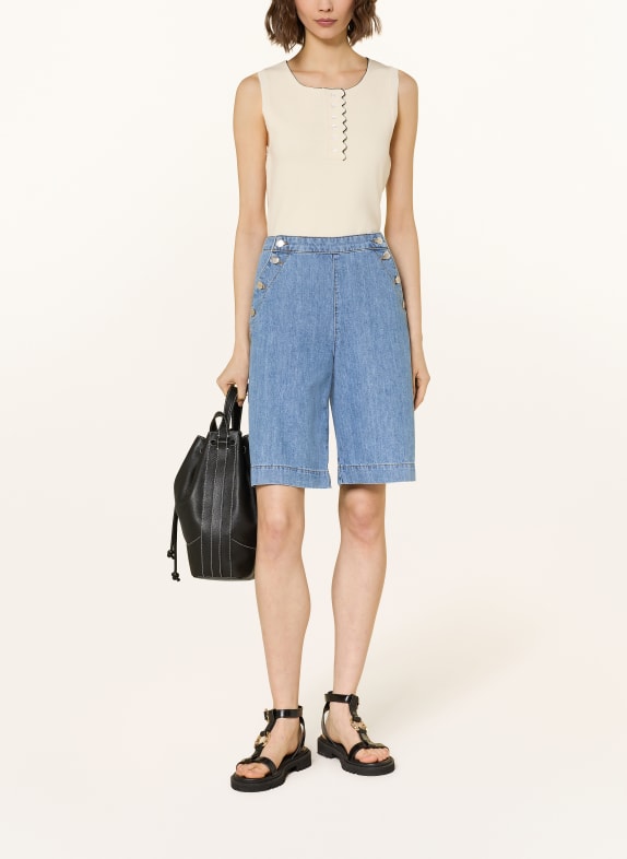 CLAUDIE PIERLOT Top KREMOWY