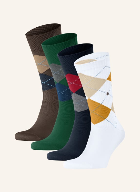 Burlington 4er-Pack Socken BEN'S BURLIS mit Geschenkbox 0010 SORTIMENT