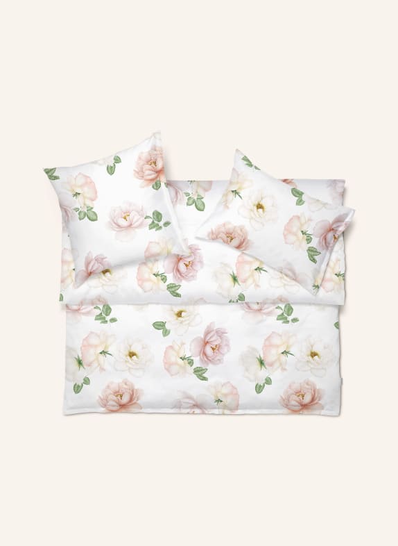 SCHLOSSBERG Linge de lit ROSE CRÈME / ROSE CLAIR / VERT CLAIR