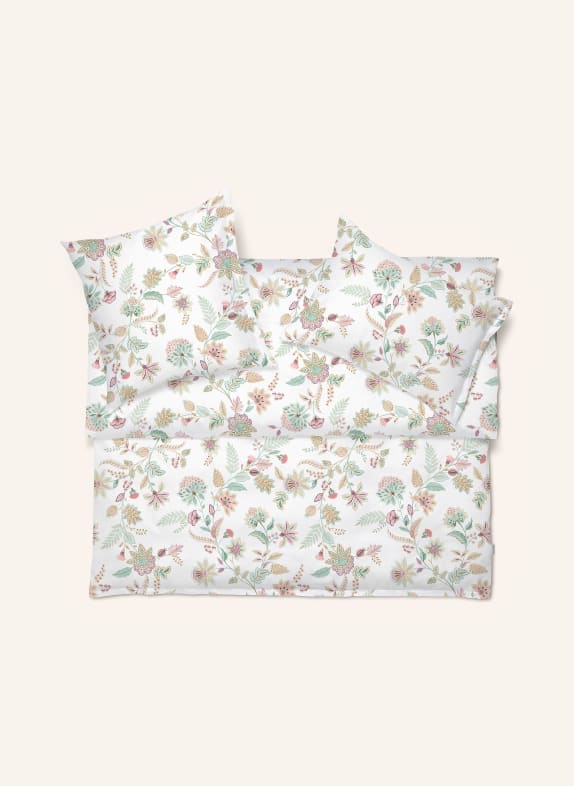 SCHLOSSBERG Pościel IMA BIAŁY / CIEMNOCZERWONY / PETROL