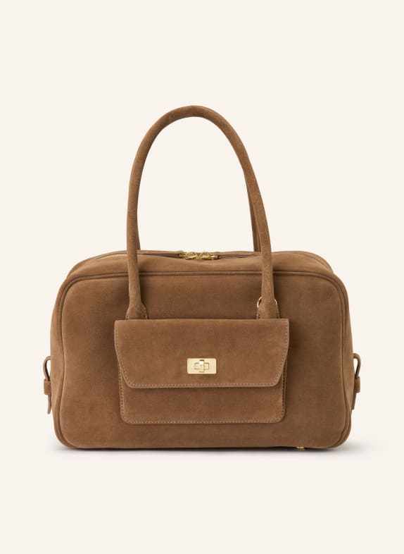 SANDRO Handtasche CAMEL / GOLD