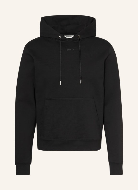 SANDRO Hoodie SCHWARZ
