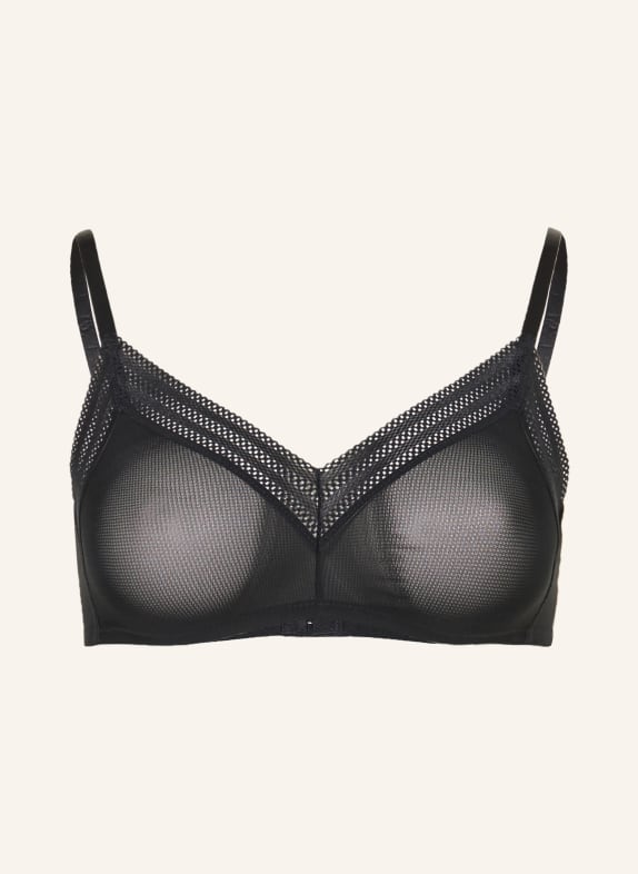 HANRO Měkká podprsenka OREA ČERNÁ