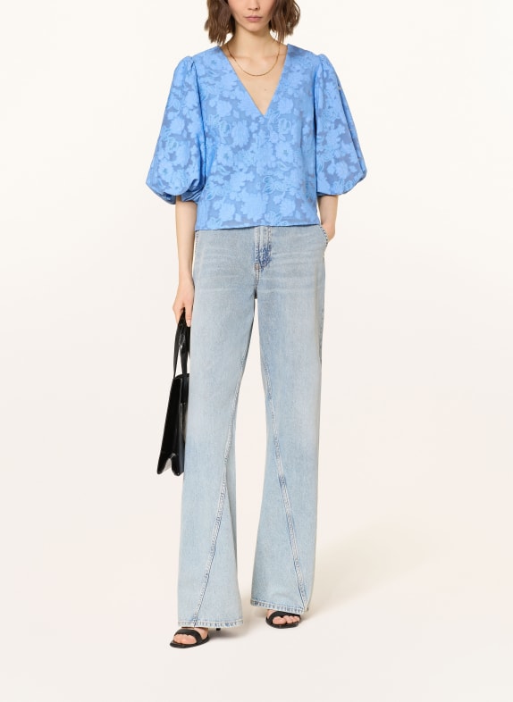 TED BAKER Blouse-shirt LIMANA met 3/4-mouwen LICHTBLAUW