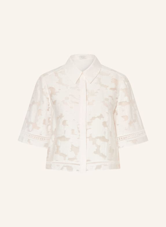 TED BAKER KHAYT shirt blouse with lace WHITE