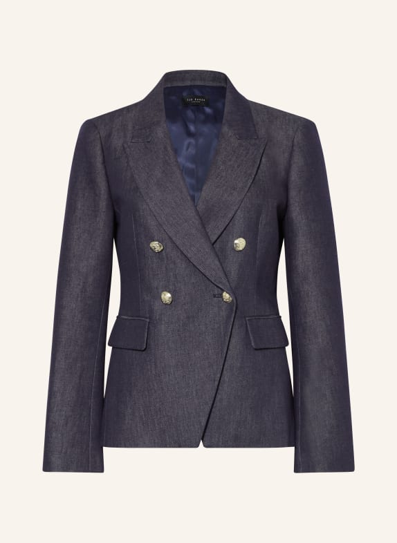 TED BAKER Blazer ELIVIAB i jeanslook MÖRKBLÅ