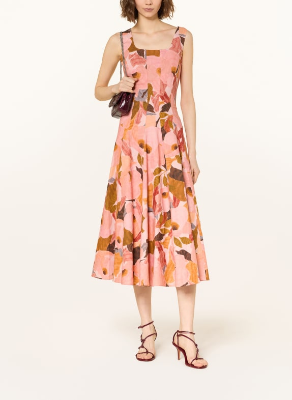 TED BAKER Rochie SHIVANA din in SOMON / ROȘU ÎNCHIS / VERDE