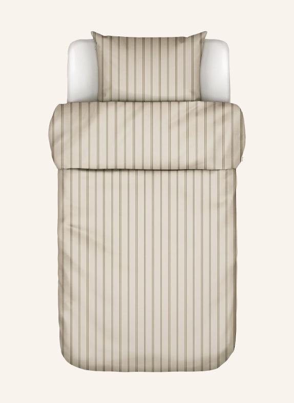 Marc O'Polo Bettwäsche OLIN BEIGE / DUNKELGRAU