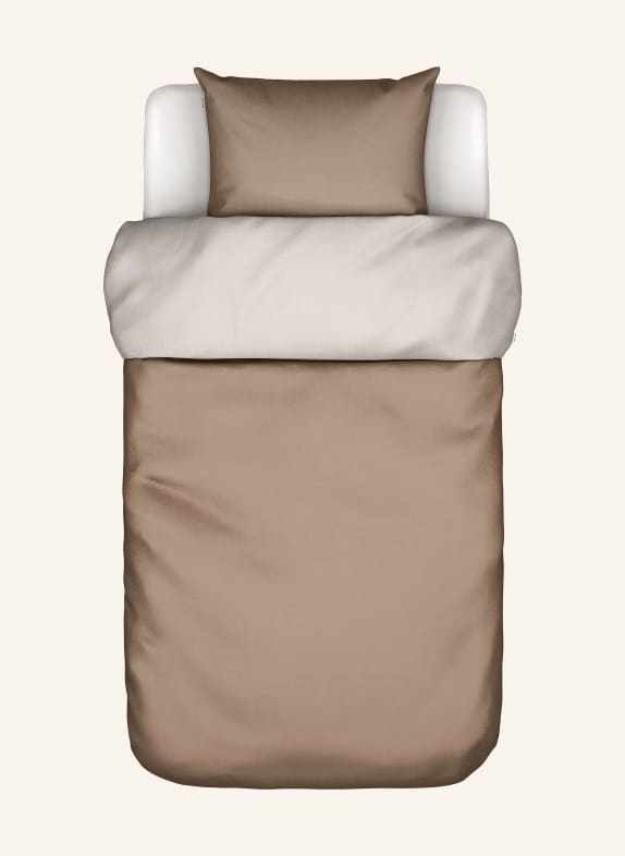 Marc O'Polo Pościel ERLA JASNOBRĄZOWY / SZAROBRĄZOWY