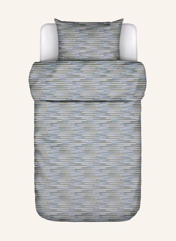 Marc O'Polo Bettwäsche SVALI HELLBLAU / HELLGRÜN / GRÜN