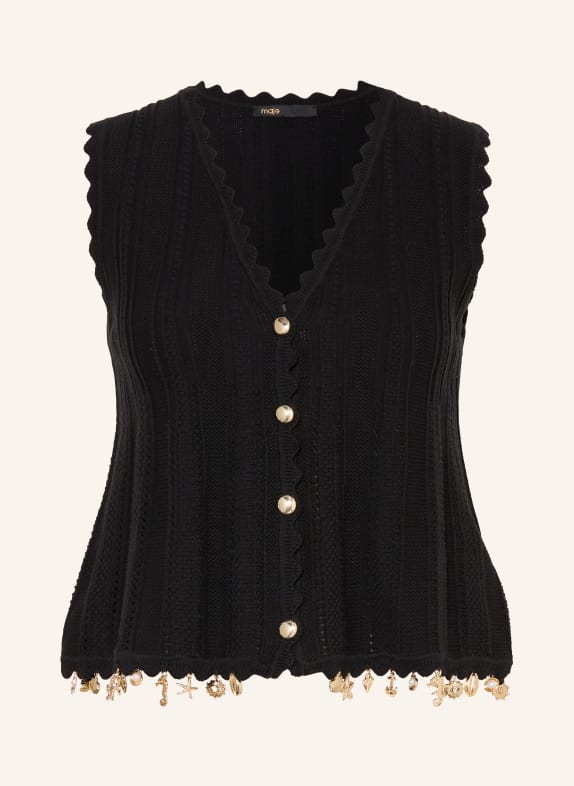 maje Strickweste SCHWARZ