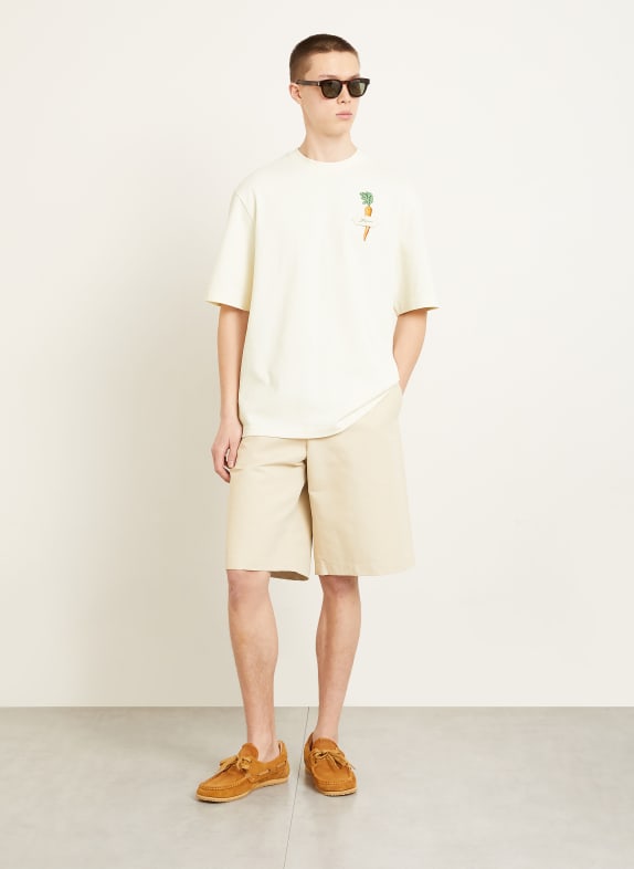 JACQUEMUS T-shirt LE T-SHIRT CAROTTE ECRU
