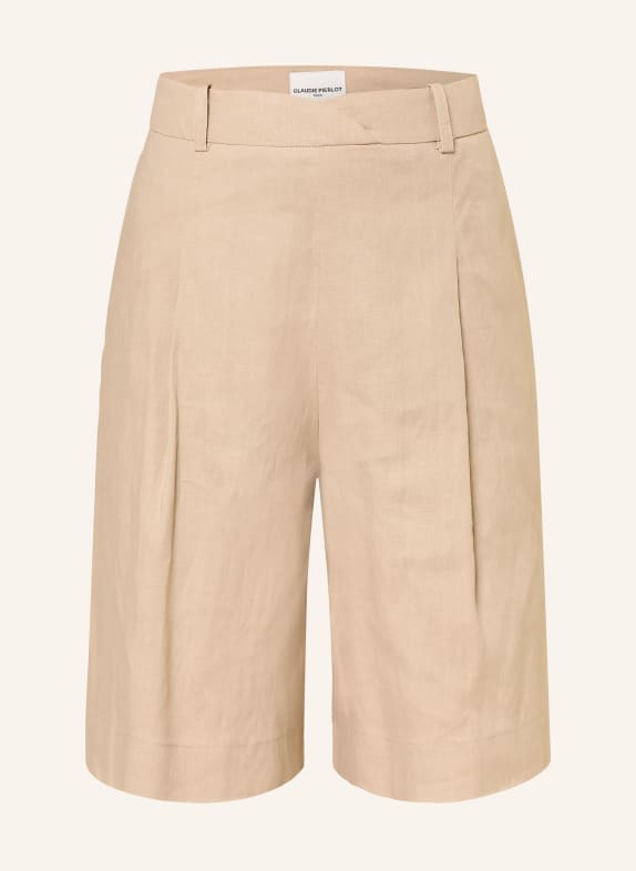 CLAUDIE PIERLOT Bermudas mit Leinen BEIGE