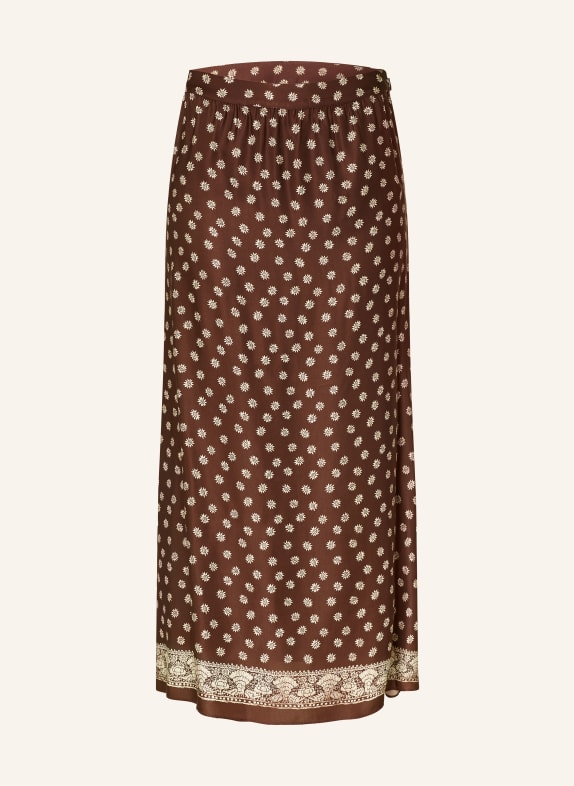 CLAUDIE PIERLOT Satinrock BRAUN / BEIGE