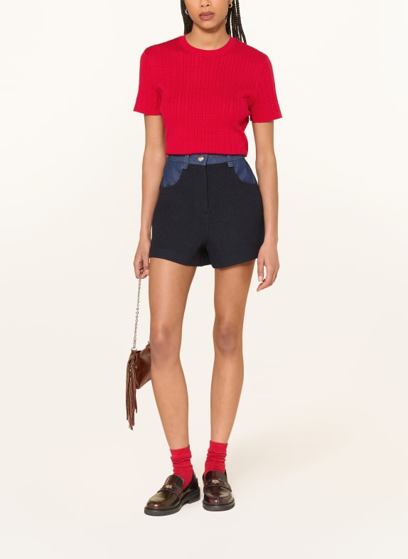 maje Strickshirt ROT