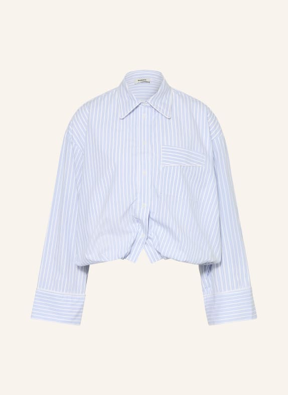 SANDRO Hemdbluse HELLBLAU / WEISS
