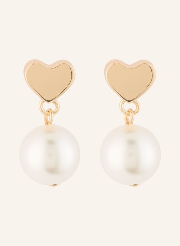 maje Ohrhänger GOLD / WEISS