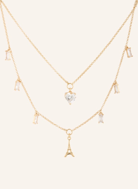 maje Halskette GOLD / WEISS